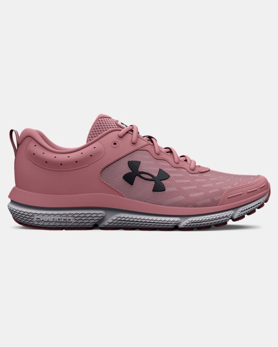Women's UA Charged Assert 10 Wide (D)  Running Shoes, Pink, pdpMainDesktop image number 0